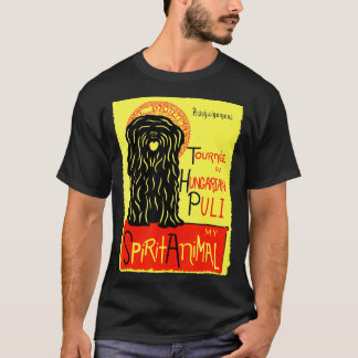 Cute Hungarian Puli Dog Art Puli Gift T-Shirt