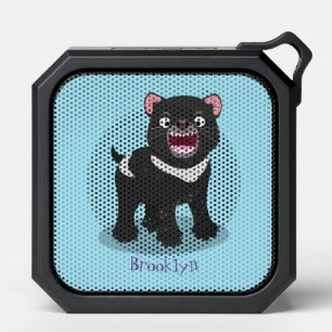 Cute hungry Tasmanian devil cartoon illustration Bluetooth Speaker