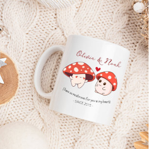 Cute Husband Wife Anniversary Gift Customized Name Coffee Mug