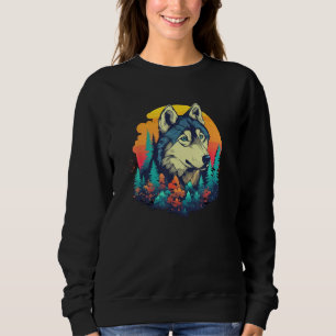 Cute Huskey Puppy Dog Men Women Kids Sweatshirt