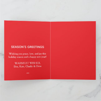 Cute Husky Dog Christmas Winter Seamless Pattern Card