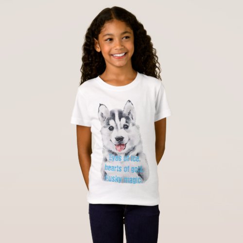 Cute Husky Puppy T_Shirt