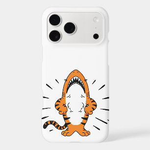 CUTE HYBRID SHARK TIGER CARTOON iPhone 17 PRO MAX CASE