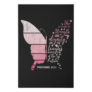 Cute I Am The Storm Breast Cancer Warrior Survivor Faux Canvas Print