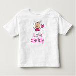 Cute I Love Daddy T-shirt