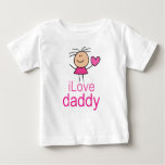 Cute I Love Daddy T-shirt