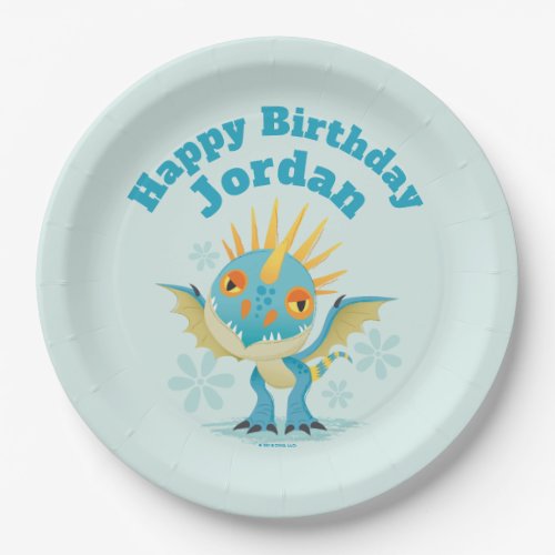 Cute I Love Dragons Stormfly Graphic Paper Plates
