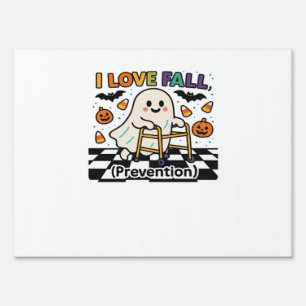 Cute I Love Fall Prevention Physical Therapy Ghost Sign