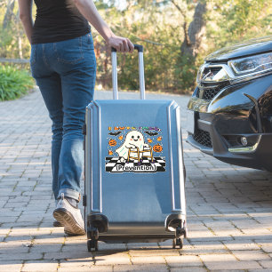 Cute I Love Fall Prevention Physical Therapy Ghost Sticker