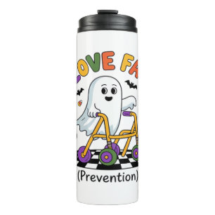 Cute I Love Fall Prevention Physical Therapy Ghost Thermal Tumbler