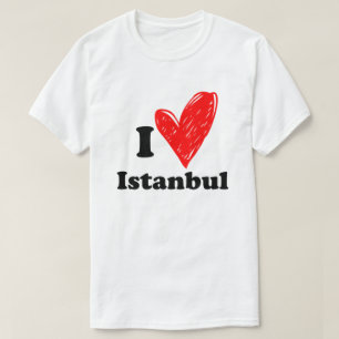 Cute I Love Istanbul Turkey T-Shirt