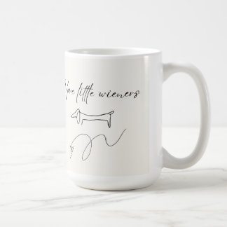 Cute I Love Little Wieners Mug