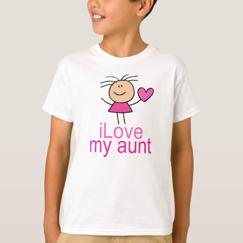 Cute I Love my Aunt T_shirt