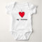 Cute I love my nonna baby crawler Italian grandma
