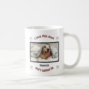 Cute I LOVE THIS MUTT   Personalized Dog Lover Coffee Mug