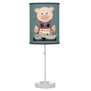 Pig Table & Pendant Lamps | Zazzle