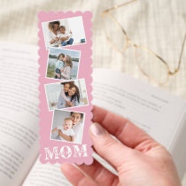 Cute I LOVE YOU MOM Mother's Day Photo Bookmarks