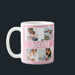 Cute I LOVE YOU MOM Mother's Day Photo Coffee Mug<br><div class="desc">Cute I Love You Mom Mother's Day Photo Coffee Mug features four of your favorite photos with the text "I love you Mom" in modern white typography. Designed by ©Evco Studio www.zazzle.com/store/evcostudio</div>