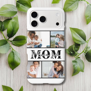 Cute I LOVE YOU MOM Mother's Day Photo iPhone 17 Pro Max Case