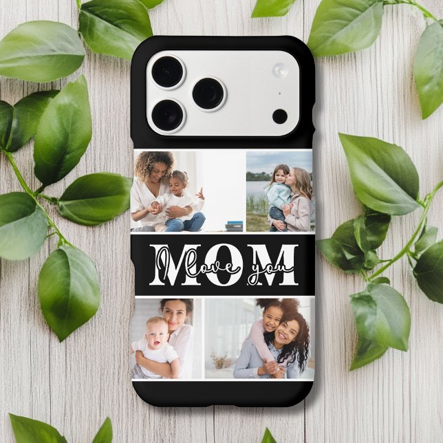 Cute I LOVE YOU MOM Mother's Day Photo iPhone Case (Creator Uploaded)