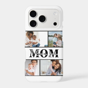 Cute I LOVE YOU MOM Mother's Day Photo iPhone 17 Pro Case
