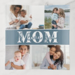 Cute I LOVE YOU MOM Mother's Day Photo Trinket Tray<br><div class="desc">Cute I Love You Mom Mother's Day Photo Trinket Tray features four of your favorite photos with the text "I love you Mom" in modern white typography. Designed by ©Evco Studio www.zazzle.com/store/evcostudio</div>