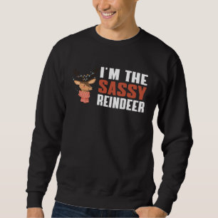 Cute I m Reindeer Sweatshirt