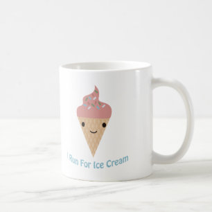 Cute I run for ice cream Coffee Mug