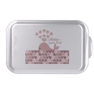 Cute I whaley Love You! design Cake Pan