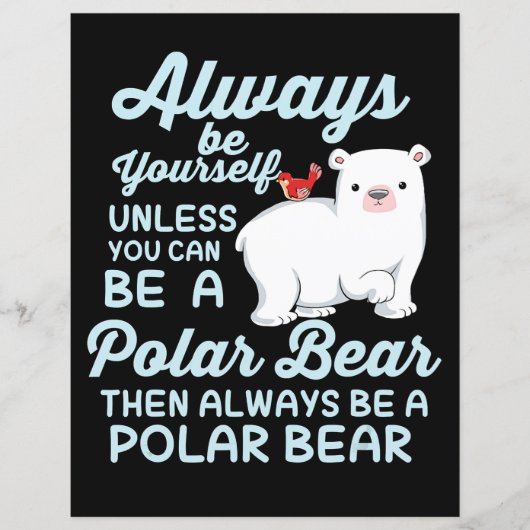 Cute Ice Bear A Polar Bear Lover (Front)