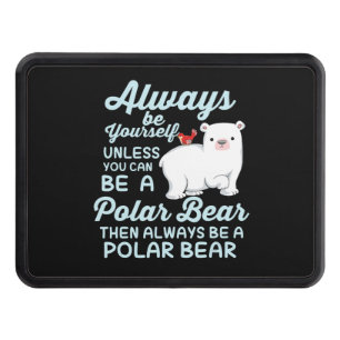 Cute Ice Bear A Polar Bear Lover Hitch Cover