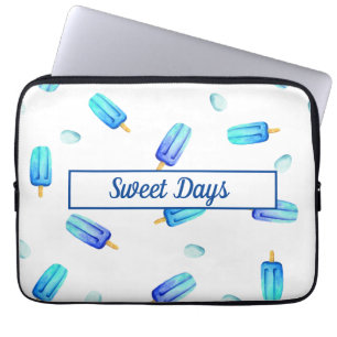 Cute Ice Cream Birthday School Laptop Sleeve