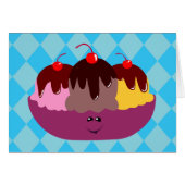 Cute Ice Cream Bowl (Front Horizontal)