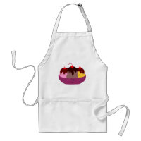 Cute Ice Cream Bowl Adult Apron
