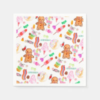 Cute Ice Cream Candy Donut Candyland Kids Birthday