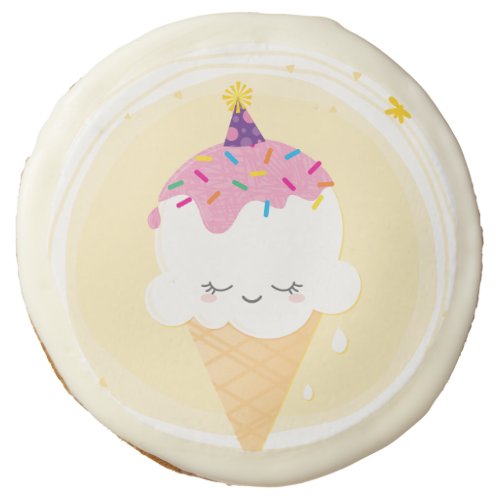 CUTE ICE CREAM PARTY COOKIES fun modern summer