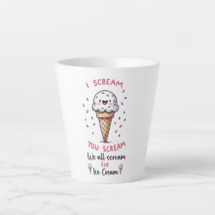 Cute Ice Cream Pun  Latte Mug