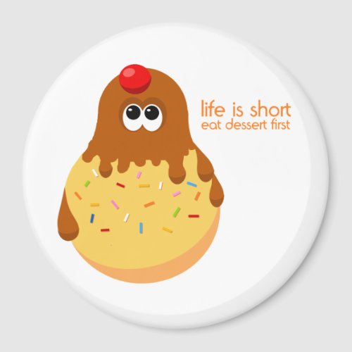 Cute Ice Cream Sundae Magnet