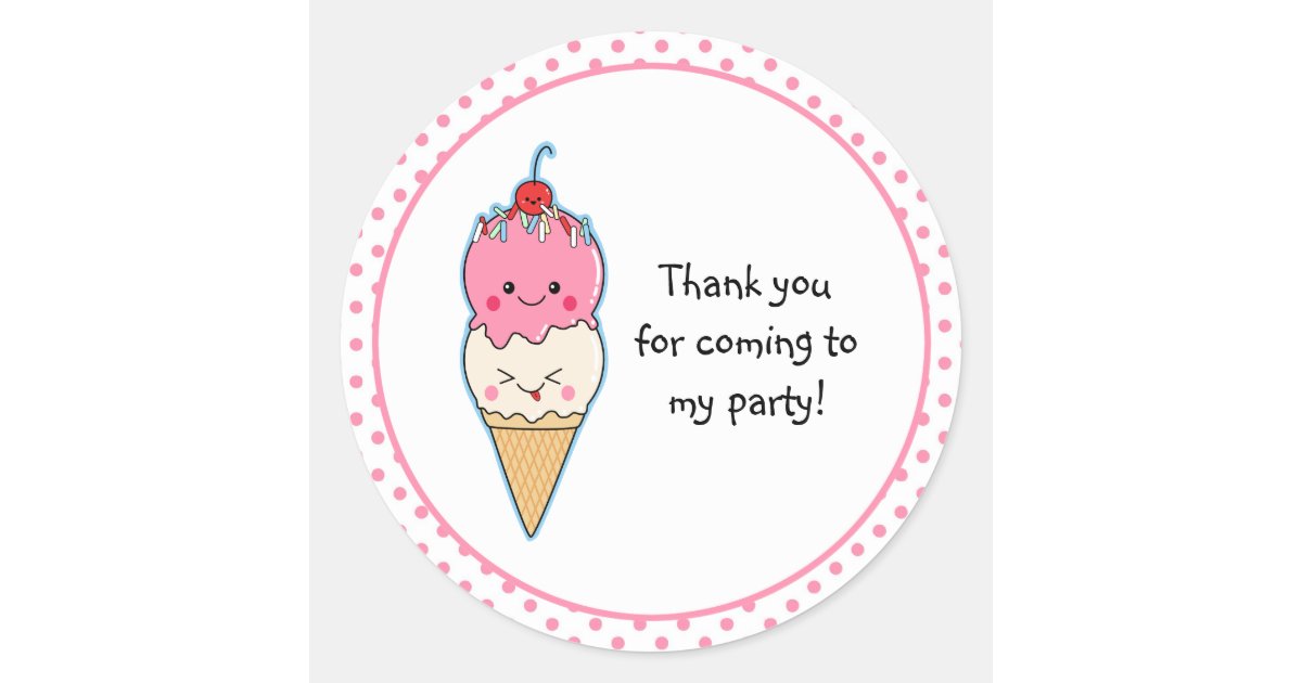 baby t ice shower Zazzle.com Cute Thank Round Cream Ice You Classic Sticker baby t ice shower Zazzle.com Cute Thank Round Cream Ice You Classic Sticker