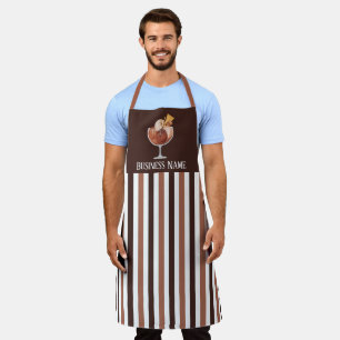 cute ice cream vendors add name apron