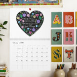 Cute Illustrated Bible Verses Custom Date Calendar<br><div class="desc">This whimsical and wonderful calendar features sweet illustrations with quotes and scripture verses to uplift and encourage you all year long. A wonderful gift for any believer.</div>
