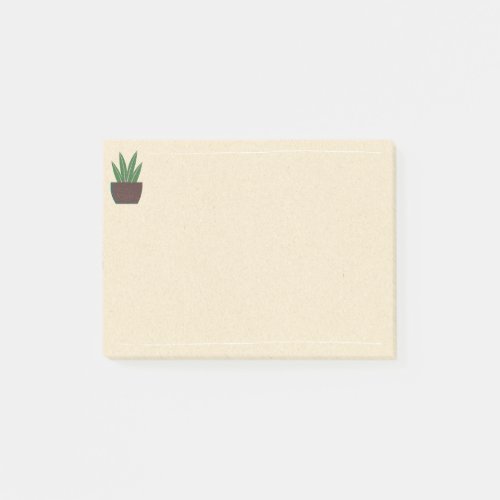 Cute Illustrated Cactus Post_it Notes