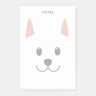 Cute Illustrated Dog Post-it Notes