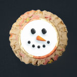 Cute Illustrated Snowman Face Christmas Reese's Peanut Butter Cups<br><div class="desc">Hand drawn snowman face on sweet treat; transfer to any treat or product! Original illustration by Becky Nimoy.</div>