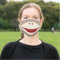 Cute Illustrated Sock Monkey Smile Cloth Face Mask