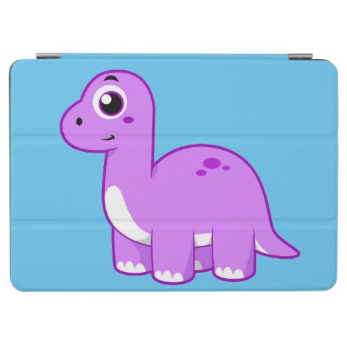 Cute Illustration Of A Brontosaurus Dinosaur iPad Air Cover