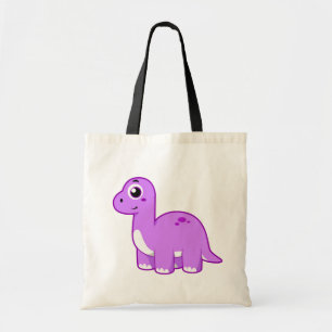 Cute Illustration Of A Brontosaurus Dinosaur. Tote Bag