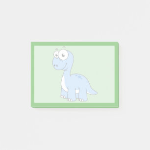 Cute Illustration Of A Brontosaurus. Post-it Notes