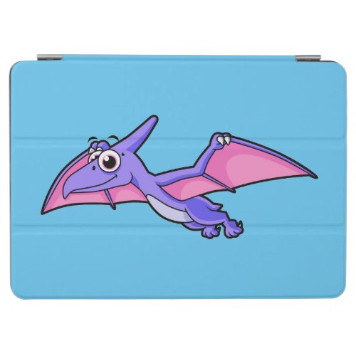 Cute Illustration Of A Flying Pterodactyl iPad Air Cover