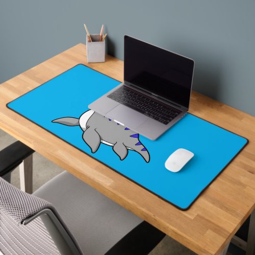 Cute Illustration Of A Loch Ness Monster Desk Mat